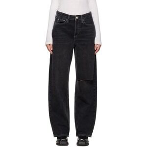 Rag & Bone Logan Wide Leg in Filmore With Holes REVOLVE SZ 25